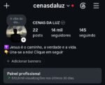 Instagram 14K seguidores orgânicos🇧🇷 | +500K views último 30 dias🚀 | Com e-mail de criação✅️