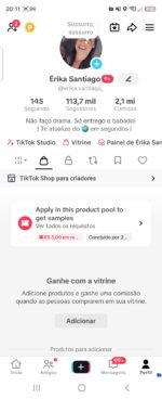 Conta TikTok com mais de 100 mil seguidores - Imagem 2