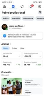 PÁGINA DE FACEBOOK EXTREMAMENTE ENGAJADA + 215K DE SEGUIDORES COM MÉDIA DE +300K DE VIZUALIZAÇÃO POR VÍDEO!!!! (Oferta Imperdível) - Imagem 2