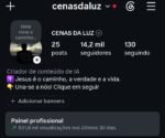 Instagram 14,2K seguidores orgânicos🇧🇷 | +500K views último 30 dias🚀 | Com e-mail de criação✅️