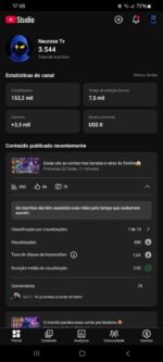 Canal Dark Monetizado 3500 Inscritos com ótimo desempenho - Imagem 2