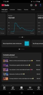 Canal Dark Monetizado 3500 Inscritos com ótimo desempenho - Imagem 4