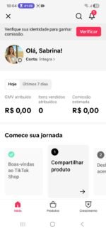 🔥Conta TikTok Shop ativa sem doc. | Pronta para faturar🚀 3600 Seguidores - Imagem 2