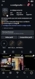 CONTA INSTAGRAM O.CODIGOCULTO CONSPIRAÇÃO - Imagem 8