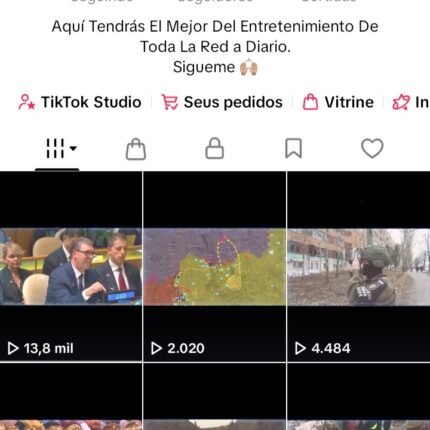 Página No Tiktok No Idioma Espanhol Com 26 mil seguidores e 420 mil curtidas Monetizada e Tiktok Shop liberado