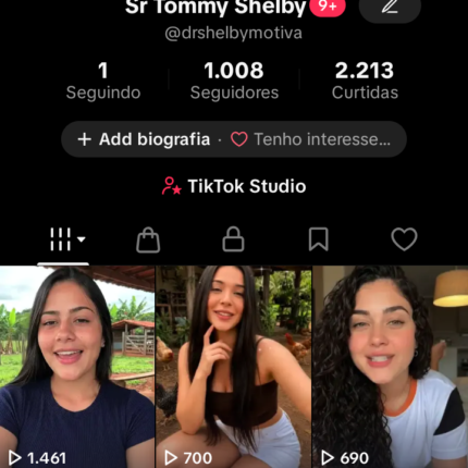 ✅ CONTA TIKTOKSHOP ATIVO 🛒 | 1.0 K SEGUIDORES | 2.2 K CURT❤️ |SEM DOCUMENTOS | NICHO BELEZA | 💰 ENGAJAMENTO 18K (28D)