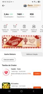 Conta de kwai 7,5K Seguidores com comércio de criador ativo e a monetizado - Imagem 7
