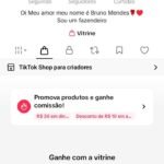 Conta Tiktok shop BR 🇧🇷 3700 Seguidores| 👤 Público feminino | 🚨 Sem documento e sem restrição | Seguidores 100% reais