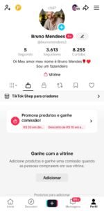 Conta Tiktok shop BR 🇧🇷 3700 Seguidores| 👤 Público feminino | 🚨 Sem documento e sem restrição | Seguidores 100% reais