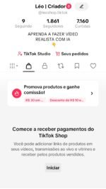 Conta TikTok Shop – 1.861 Mil Seguidores / (SEM DOCUMENTO) - Imagem 2