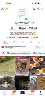 🔥🚀 VENDA COMBO 3 CONTAS TIKTOK 1 DE BRINDE COM ALTO CRESCIMENTO VIRAL 46K/10K/10K Brinde Tiktok 7k🔥