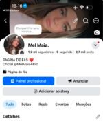 Página Facebook com 1.2M seguidores