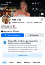 Página Facebook com 407k seguidores