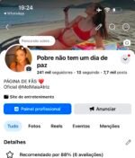 Página Facebook com 241k seguidores