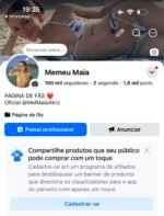 Página Facebook com 190k seguidores