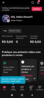 Conta TikTok 1.100+ seguidores | TikTok Shop Ativo - Imagem 2