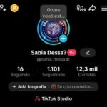 Conta TikTok 1.100+ seguidores | TikTok Shop Ativo