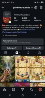 Instagram com 3200 seguidores sem nenhuma restrição