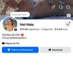 Página Facebook com 310k seguidores