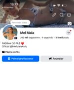 Página Facebook com 310k seguidores