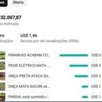 CANAL YOUTUBE MONETIZADO 78.4 K SUBS | +21.7 MILHÕES DE VIEWS |NICHO NATUREZA, RECEITA ALTISSIMA 🦁🔥