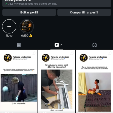 PERFIL INSTAGRAM 12K DISPONÍVEL ✅