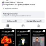 Instagram música com +7k seguidores