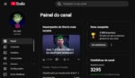 Canal Dark Sem Monetização Com 3k de inscritos (canal crescendo bastante)