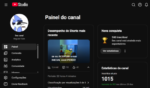 Canal Dark Sem Monetização Com 1k de inscritos