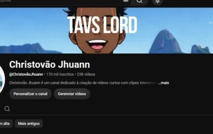 CONTA DO YOUTUBE COM 170K COM MONETIZAÇAO EM ANALISE
