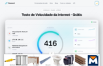 SITE COM ADSENSE APROVADO - Site de Teste de Velocidade, Multi-idioma automático, Blog com 20 artigos especializados, Ferramenta para TI integrada