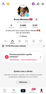 Conta Tiktok shop Br 🇧🇷 | Público feminino | sem documento e sem restrição | Seguidores 100% reais