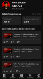 Canal Espanhol - 130k inscritos