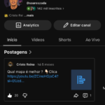 CANAL YOUTUBE NÃO MONETIZADO 140K DE INSCRITOS