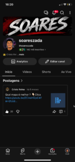 CANAL YOUTUBE NÃO MONETIZADO 140K DE INSCRITOS