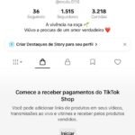 Conta TikTok , shop ativado