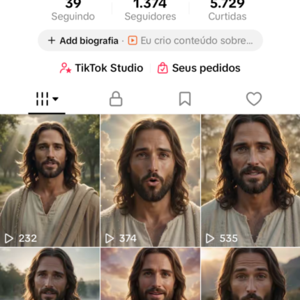 Conta TikTok shop 1,4 K Ativada sem DOC