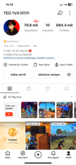Conta do Kwai gamer contratada