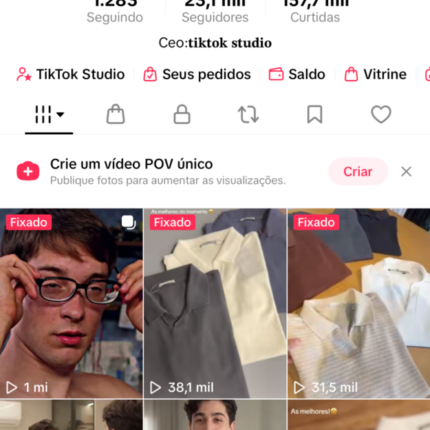 Conta tik tok 23k