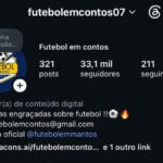 Página de Futebol com +93 Mil Seguidores (Instagram, TikTok, Facebook e YouTube)