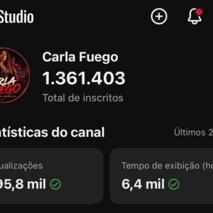 Canal GIGANTE COM 1 Milhão 361 mil inscritos