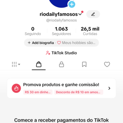 TIKTOK 1k SHOP ATIVO LIBERADO LOJA PRONTA PARA COMEÇAR