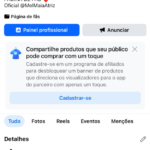 Página Facebook 997k seguidores. Preço promocional