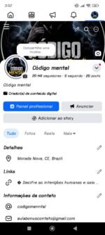 Página Facebook com 20 mil seguidores com alto engajamento apenas 20 POST e com mais de 80 mil de engajamento 888 mil visualizações