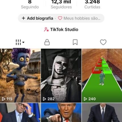 TIKTOK BR MONETIZADO 12K DE SEGUIDORES