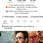Vendo tiktok engajado viralizado Com mais de 200K de seguidores de cortes de podcast