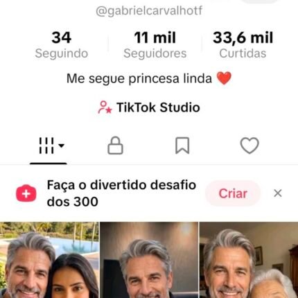 Conta Tiktok BR 🇧🇷 11K | Monetizada | Público feminino | Sem documento e sem restrição | Seguidores Reais