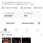 Conta Kwai com 5 mil 500 seguidores e 19.500 mil curtidas e está no programa receita de anúncios