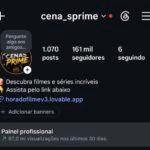 CONTA NO INSTA COM 160 Mil seguidores