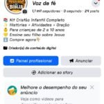 Página do Facebook com 1,100 mil seguidores com apenas 24 posts